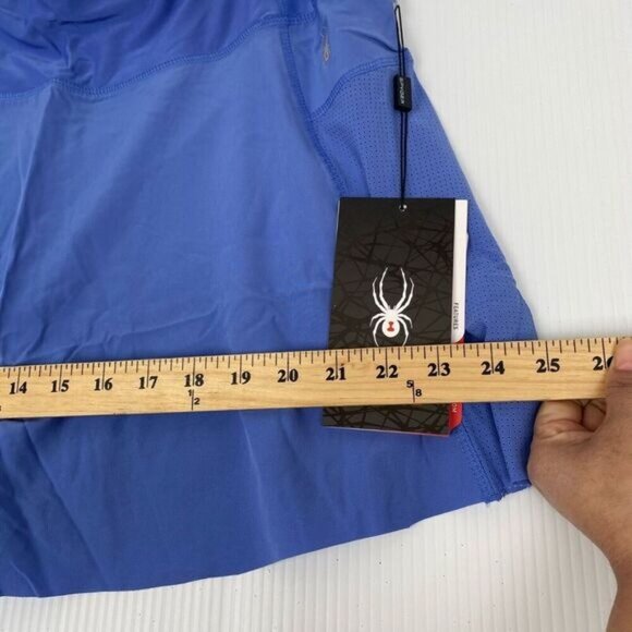 Spyder Active Sports Womens size Large  Blue SKORT Pockets Golf NEW NWT. - Picture 5 of 16